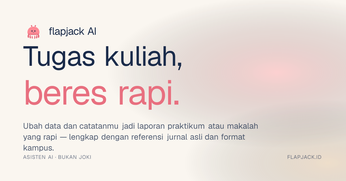 Alat Gratis untuk Tugas Kuliah | Flapjack AI